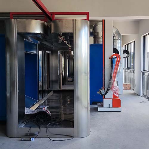 Powder Coating Conveyor Line System Project Introduction